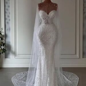 Sparkling White Bridal Gown
